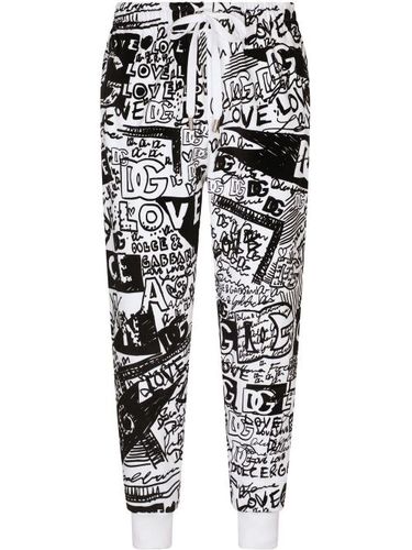 Pantalon de jogging à imprimé graphique - Dolce & Gabbana - Modalova