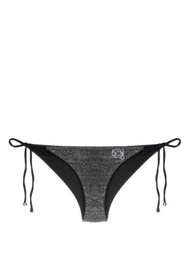 Bas de bikini Ikon à fermeture nouée - Karl Lagerfeld - Modalova