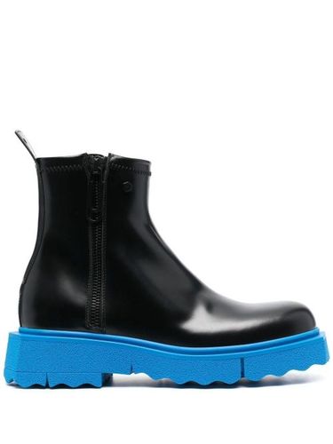 Bottines zippées à semelle contrastante - Off-White - Modalova