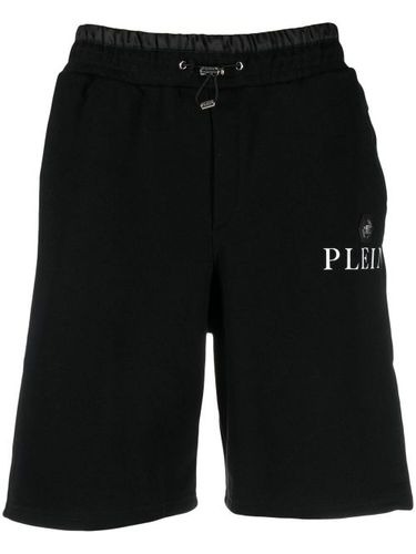 Short de sport à plaque logo - Philipp Plein - Modalova