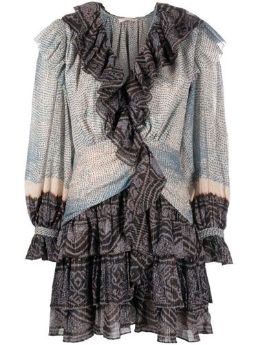 Robe Sara courte à volants - Ulla Johnson - Modalova