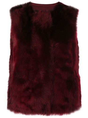 Gilet réversible en laine - Yves Salomon - Modalova