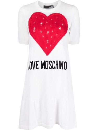 Robe à logo imprimé - Love Moschino - Modalova