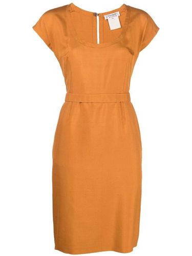 Robe en soie à encolure arrondie (années 1980) - Saint Laurent Pre-Owned - Modalova