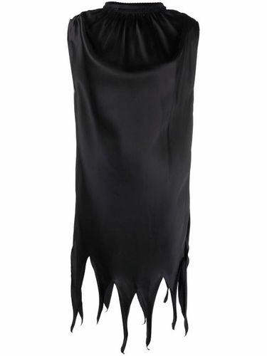 Robe satinée à bords francs - MM6 Maison Margiela - Modalova