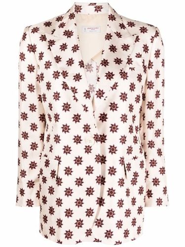 Blazer en soie à motif géométrique - Alberto Biani - Modalova