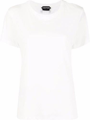 T-shirt en coton à manches croutes - TOM FORD - Modalova