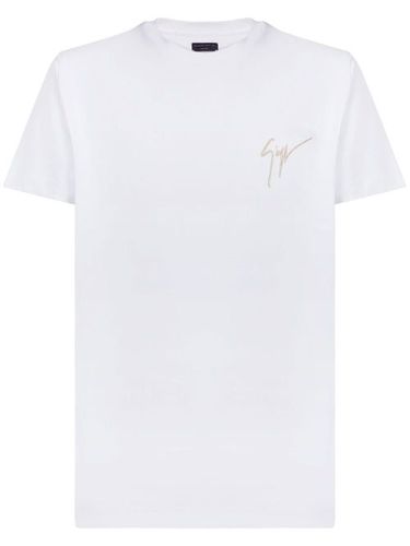 T-shirt à logo brodé - Giuseppe Zanotti - Modalova