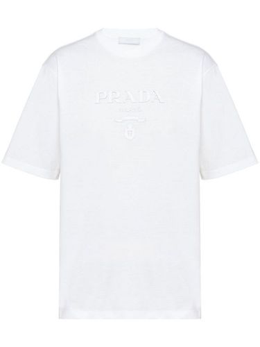 T-shirt à logo embossé - Prada - Modalova