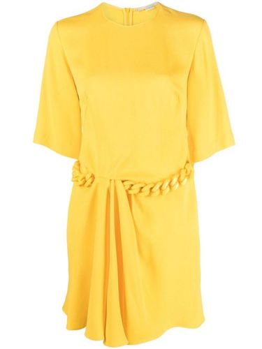 Robe courte à détail de chaîne - Stella McCartney - Modalova