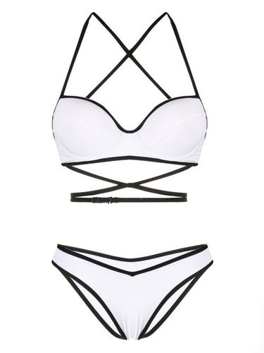 Bikini à bretelles croisées - Noire Swimwear - Modalova