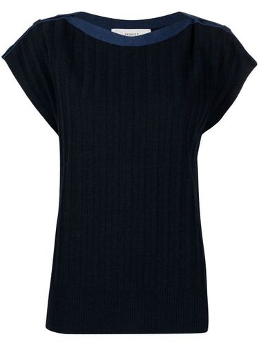 T-shirt nervuré à manches courtes - Pringle of Scotland - Modalova