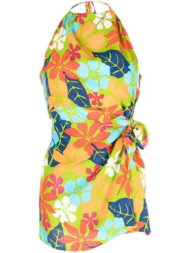 Robe courte imprimée à dos nu - Faithfull the Brand - Modalova