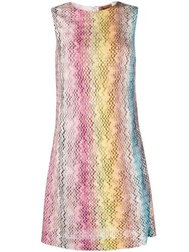 Robe évasée à motif zigzag - Missoni - Modalova