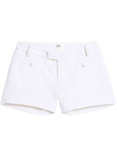 AMI Paris short en tweed - Blanc - AMI Paris - Modalova