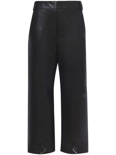 Pantalon droit court en cuir - Proenza Schouler White Label - Modalova