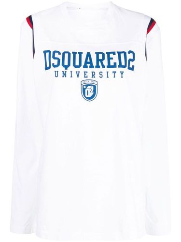 T-shirt en coton à imprimé graphique - DSQUARED2 - Modalova