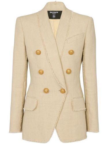 Blazer à boutonnière croisée - Balmain - Modalova