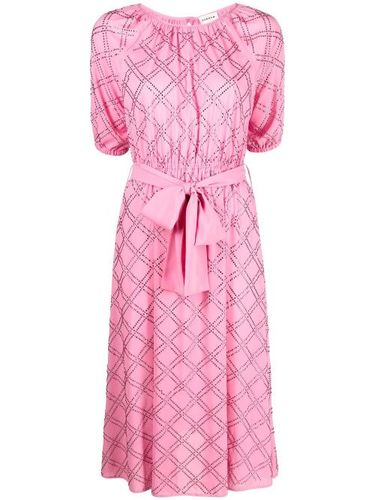 Robe ceinturée à motif strassé - P.A.R.O.S.H. - Modalova