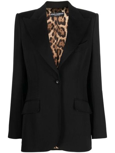 Blazer à simple boutonnage - Dolce & Gabbana - Modalova