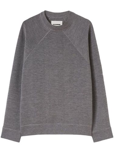 Sweat chiné à col rond - Jil Sander - Modalova