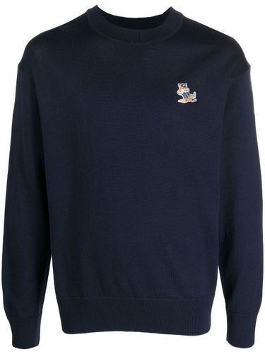 Pull à patch brodé - Maison Kitsuné - Modalova