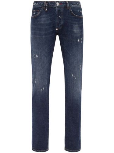 Jean skinny à effet usé - Philipp Plein - Modalova
