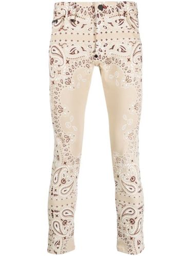 Jean skinny à motif cachemire - Philipp Plein - Modalova