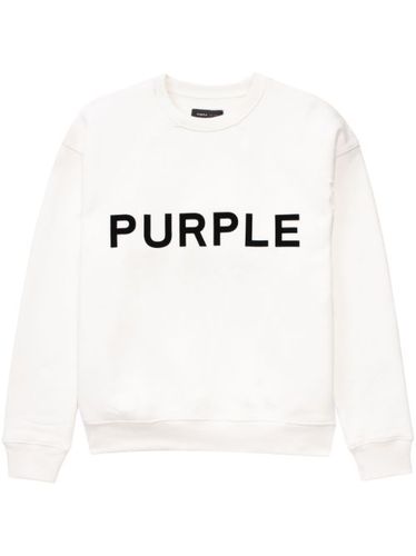 Sweat en coton à logo imprimé - Purple Brand - Modalova
