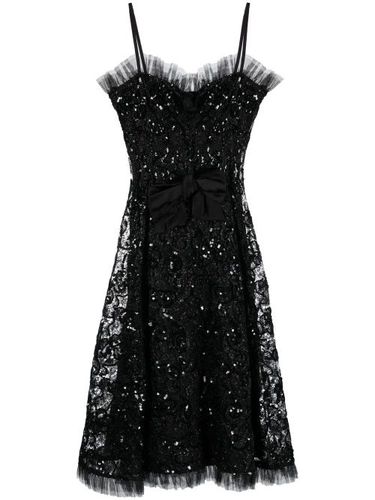 Robe évasée à ornements en sequins (années 1980) - Saint Laurent Pre-Owned - Modalova