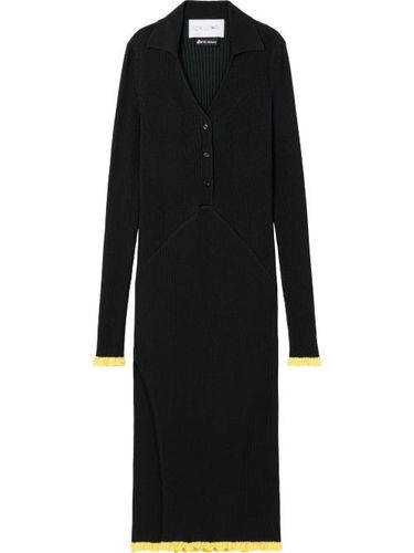 X Ester Manas robe mi-longue en maille nervurée - AZ FACTORY - Modalova