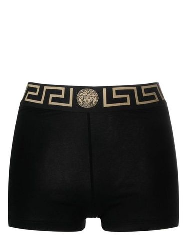 Versace boxer à bord Greca - Noir - Versace - Modalova