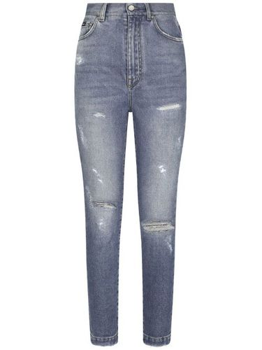 Jean skinny Grace à effet usé - Dolce & Gabbana - Modalova