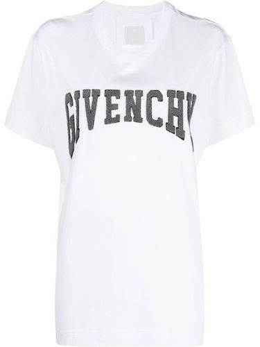 T-shirt en coton à logo imprimé - Givenchy - Modalova