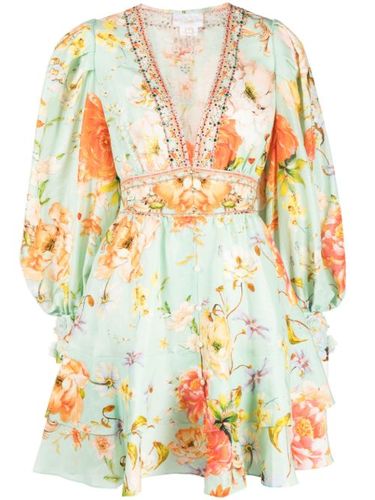 Robe courte à fleurs - Camilla - Modalova