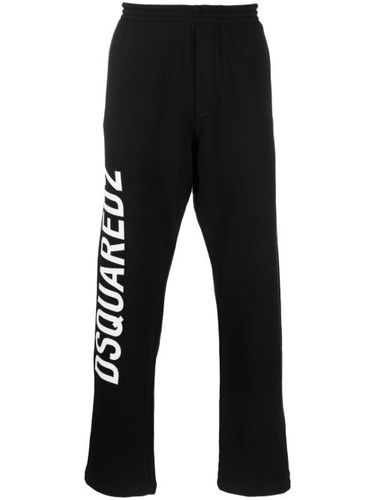 Pantalon de jogging en coton à logo imprimé - DSQUARED2 - Modalova
