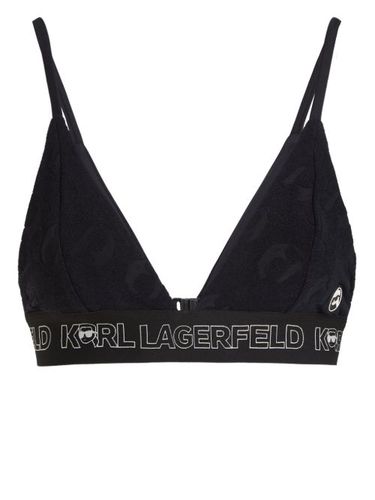 Haut de bikini Ikon 2.0 à logo appliqué - Karl Lagerfeld - Modalova