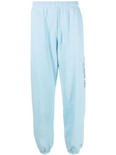 Pantalon de jogging en coton à logo imprimé - Sporty & Rich - Modalova