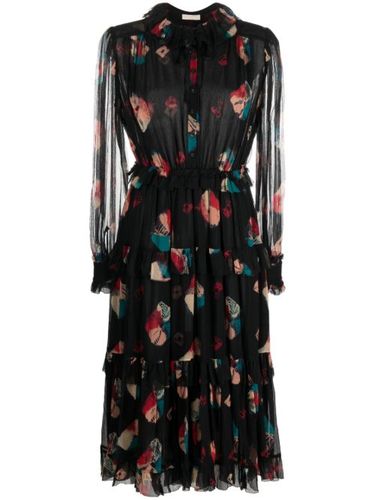 Robe en chiffon Reina à coupe mi-longue - Ulla Johnson - Modalova