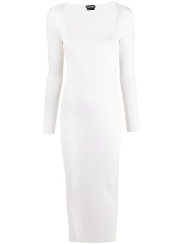 Robe en soie mi-longue - TOM FORD - Modalova
