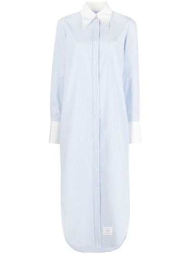 Robe-chemise en coton à rayures - Thom Browne - Modalova