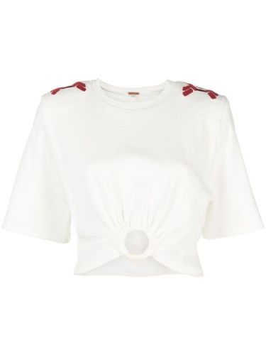 T-shirt crop Ensenada à broderies - Johanna Ortiz - Modalova