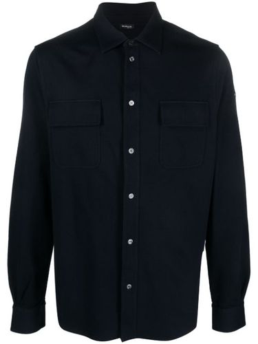 T-shirt en coton stretch à logo brodé - Kiton - Modalova