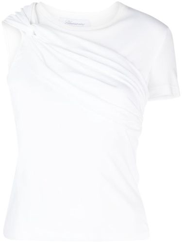 T-shirt à détail torsadé - Blumarine - Modalova