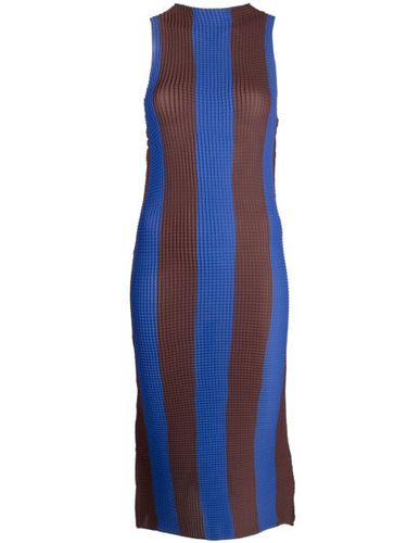 Robe mi-longue plissée à rayures - Sunnei - Modalova