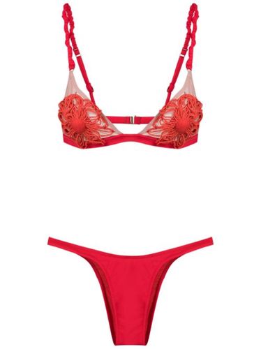 Bikini à appliques fleurs - Amir Slama - Modalova