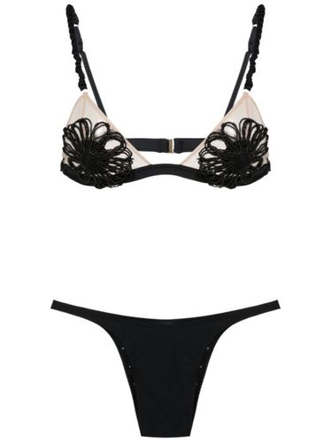 Bikini à appliques fleurs - Amir Slama - Modalova