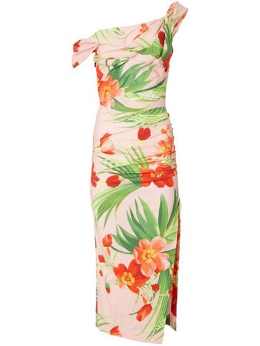 Robe froncée à fleurs - Carolina Herrera - Modalova