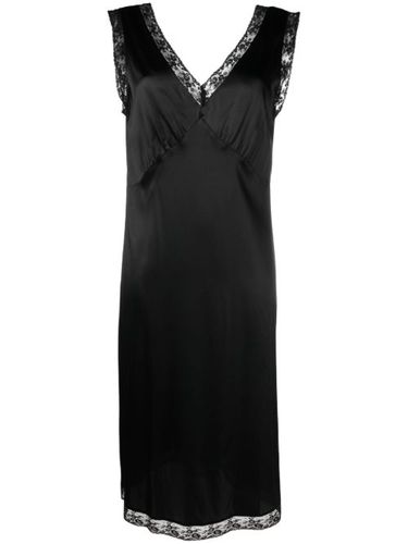 Robe-nuisette en soie à détail en dentelle - P.A.R.O.S.H. - Modalova