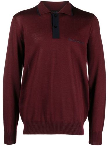 Polo en mérinos à logo brodé - Billionaire - Modalova